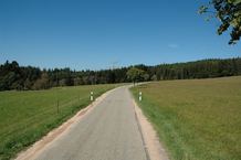 bei herrlich blauem Himmel