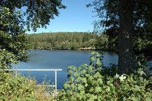 Am Schlüchtsee vorbei.